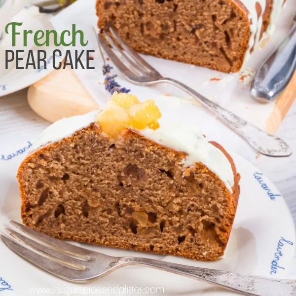 How to make a traditional French Pear Cake with ginger and spices
