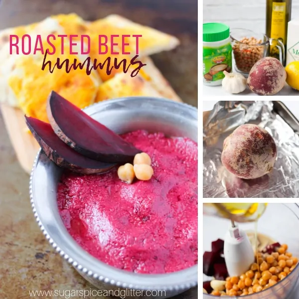 How to make roasted beet hummus