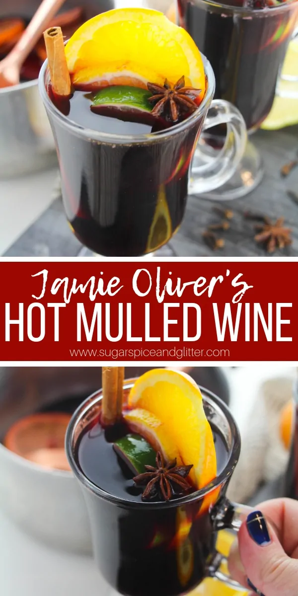 A super simple, not-too-sweet recipe for Hot Mulled Wine, a traditional hot spiced wine that combines the best winter flavors for the ultimate hot cocktail recipe