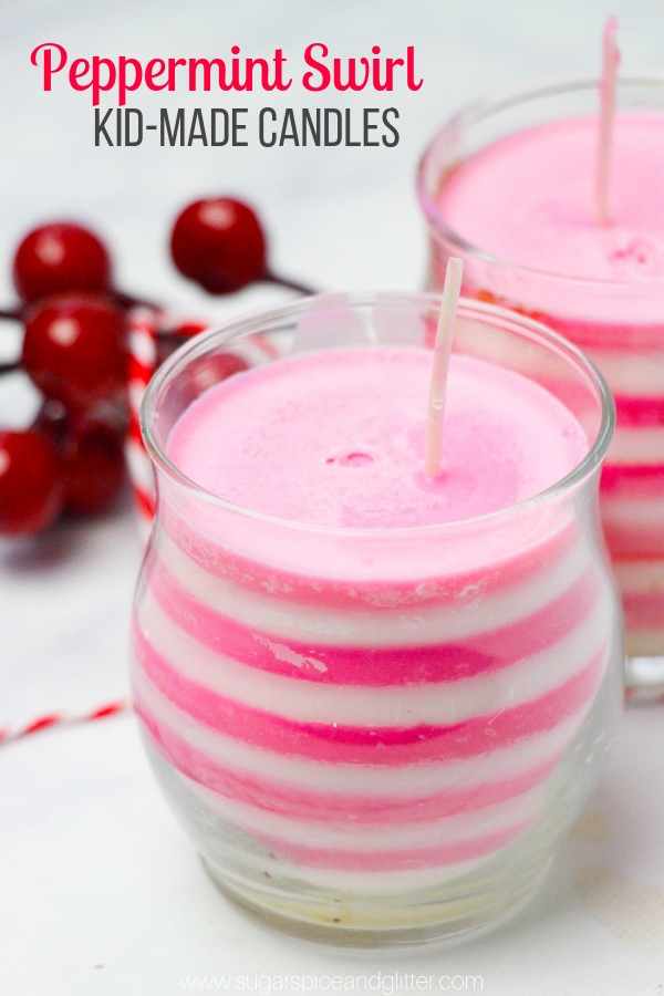 Peppermint Swirl Candle