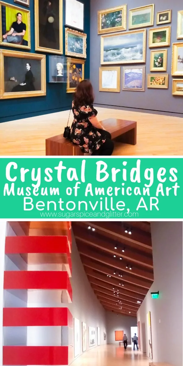One of the newest and best art museums in American, Crystal Bridges connects modern innovation with historical awareness to beautiful effect