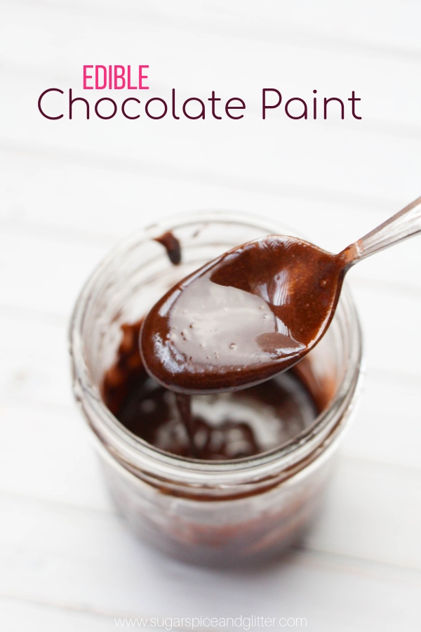 Homemade Edible Chocolate Paint