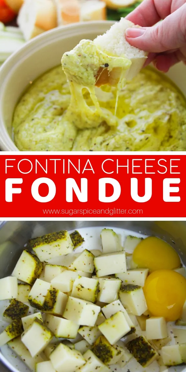 A decadent, melty cheese fondue recipe with just 4 ingredients - perfect for a romantic night in or special family night appetizer