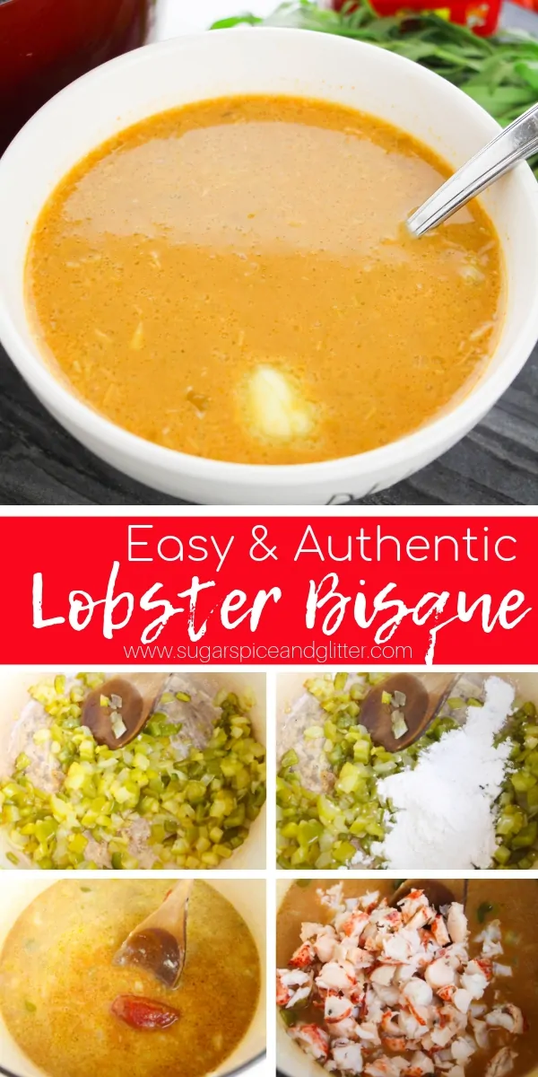 The best seafood soup ever, this Easy & Authentic Lobster Bisque makes a couple clever substitutions so you can make this restaurant-worthy classic at home in a fraction of the time