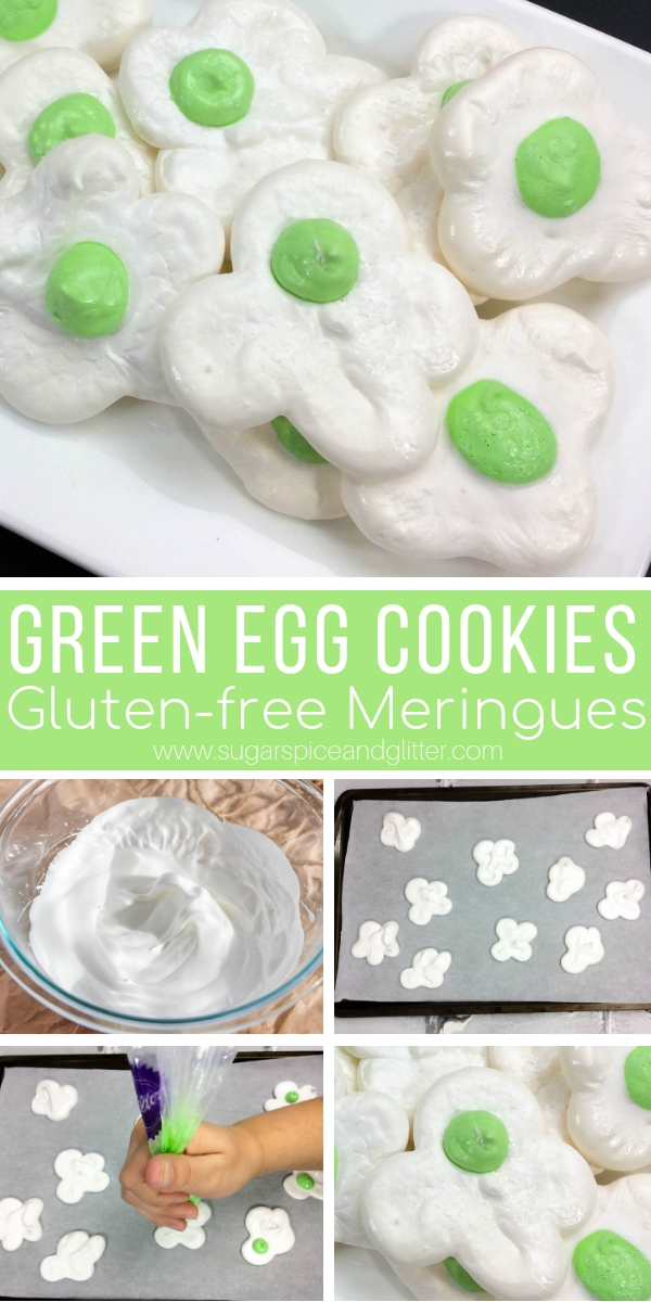 A fun gluten-free dessert for Seuss fans or to celebrate a Universal Studios trip, these Green Eggs and Ham inspired cookies are incredibly simple to make