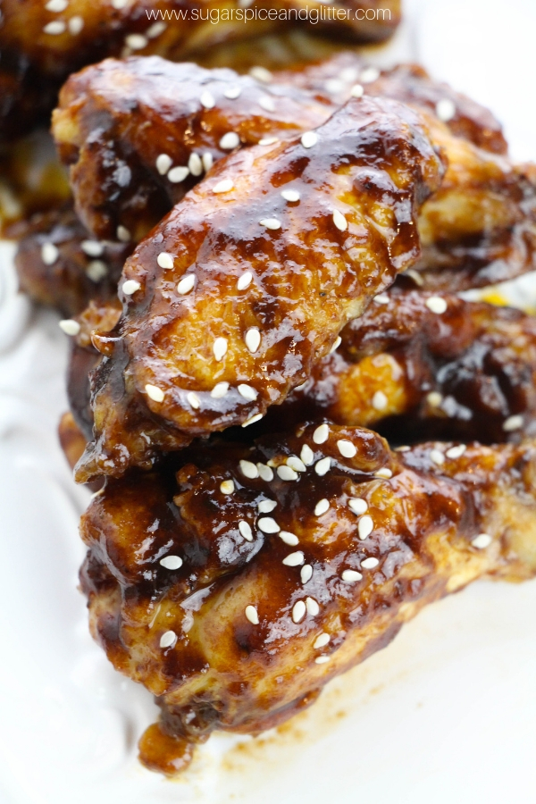 Simply the most fun chicken wing recipe you will ever make - Chocolate Stout Chicken wings (that don't actually have any chocolate)
