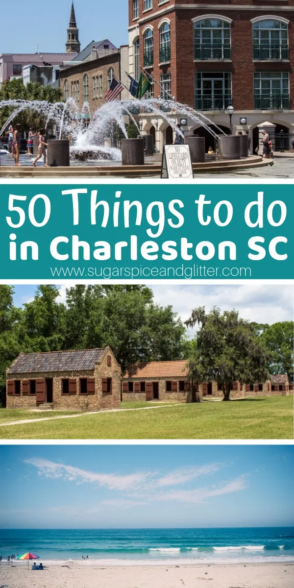 If you are taking a family vacation to Charleston SC, we have 50 awesome things to do with the whole family