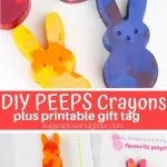 DIY PEEPS Crayons