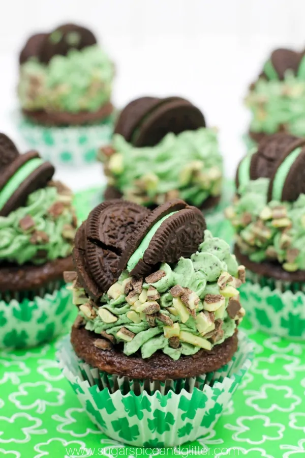 A decadent yet super easy Mint Chocolate dessert for St Patrick's Day