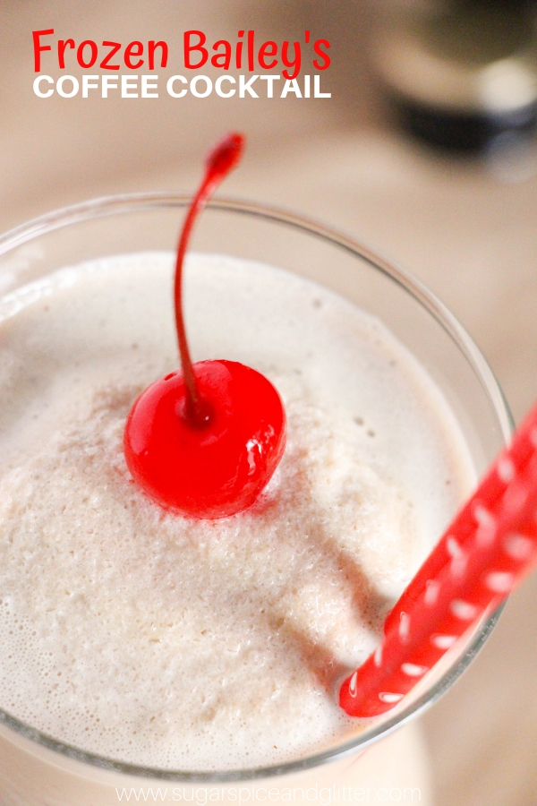A decadent and creamy Frozen Bailey's cocktail is the perfect frozen summer cocktail for casual entertaining