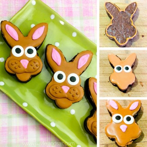 Easter Bunny Brownies ⋆ Sugar, Spice and Glitter