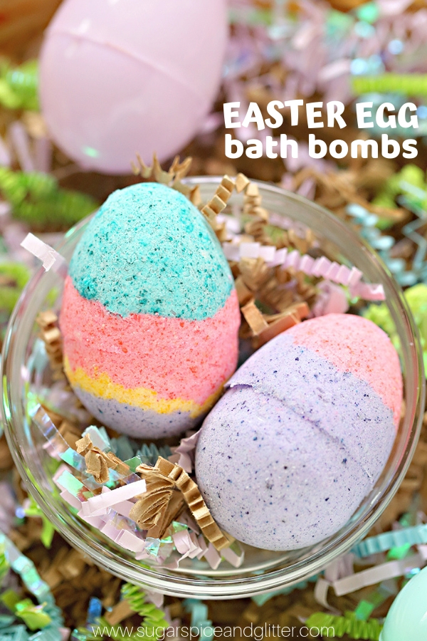 Easter Egg Bath Bombs (with VIDEO)