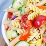 Rainbow Pasta Salad (with VIDEO)