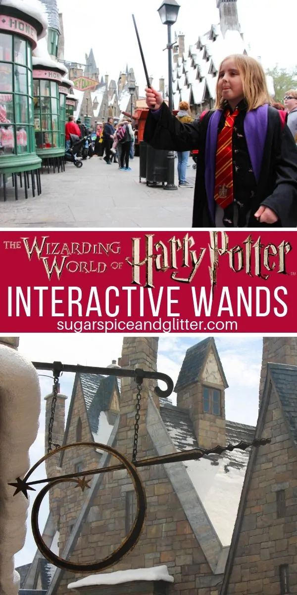 Everything you need to know about Interactive Wands at the Wizarding World of Harry Potter, including how much they cost, secret spots, and tips if your spells aren't working