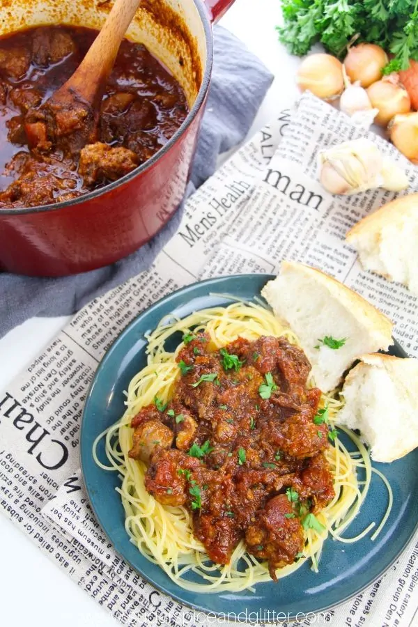 The best pasta meat sauce you will ever make, Sunday Gravy is a tradition for a reason!