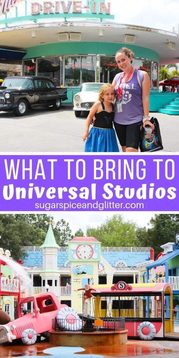 What to Bring to Universal Studios - a free printable packing list for your park backpack and also your suitcase!