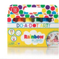 Do A Dot Art! Markers 6-Pack Rainbow Washable Paint Markers, The Original Dot Marker