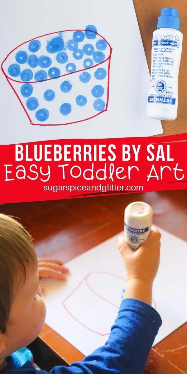 Develop fine motor skills and extend the learning after reading Blueberries by Sal, a classic children's book perfect for summer