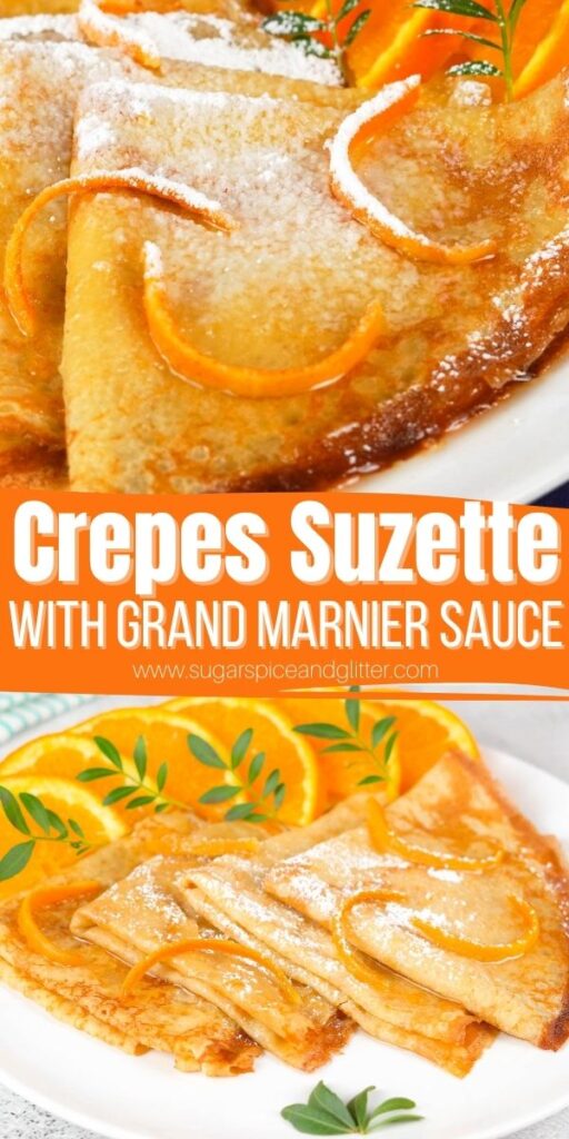 Transport yourself to Paris with this Decadent Grand Marnier Crepes recipe. Step-by-step tutorial on how to make these deceptively simple French crepes with a luscious and boozy Grand Marnier sauce