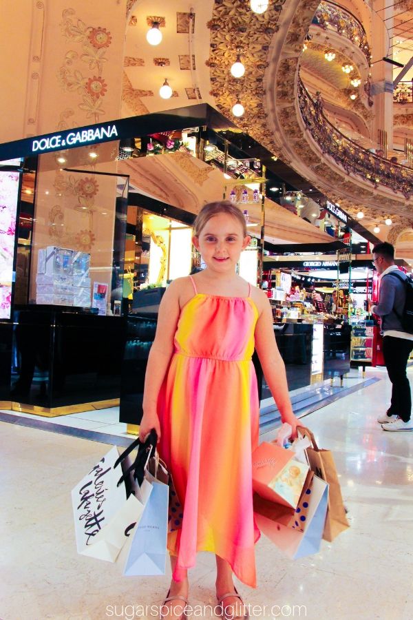 Shopping is just one of the many things you can do at Galeries Lafayette Haussman