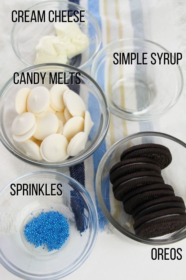 ingredients needed to make OREO truffles