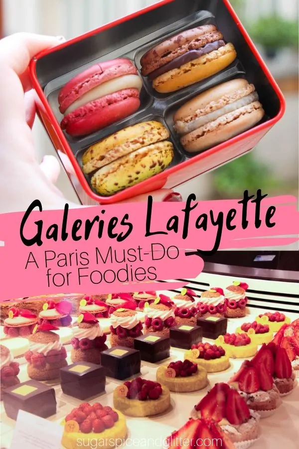 If you're heading to Paris, you need to add Galeries Lafayette to your itinerary. It is packed with foodie delights, amazing restaurants, and fun for the whole family