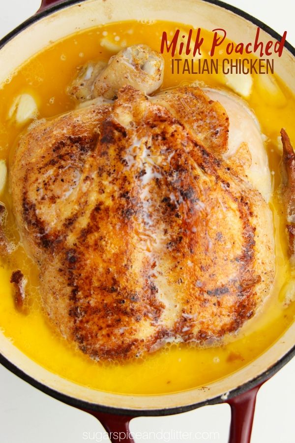 Milk Poached Chicken (with Video)