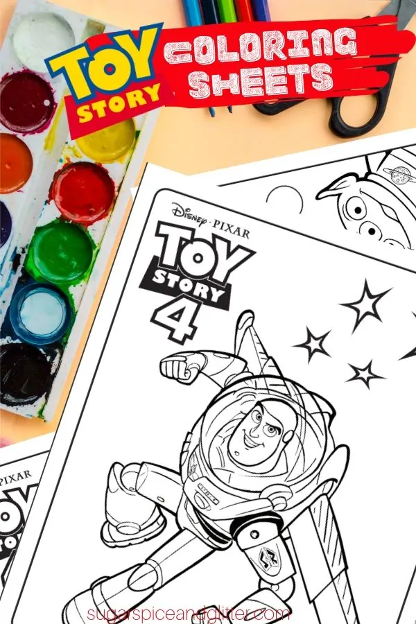 Toy Story Coloring Sheets are perfect for keeping kids busy on road trips, or providing a fun activity for a family movie night