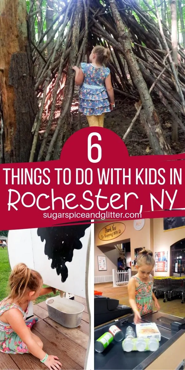 Everything you need to know to plan your Rochester NY Family Vacation, including what to eat, where to stay and six amazing family-friendly things to do