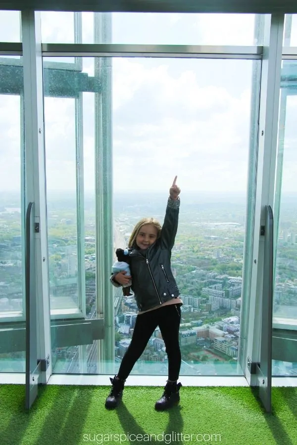Visiting the Shard in London with Kids