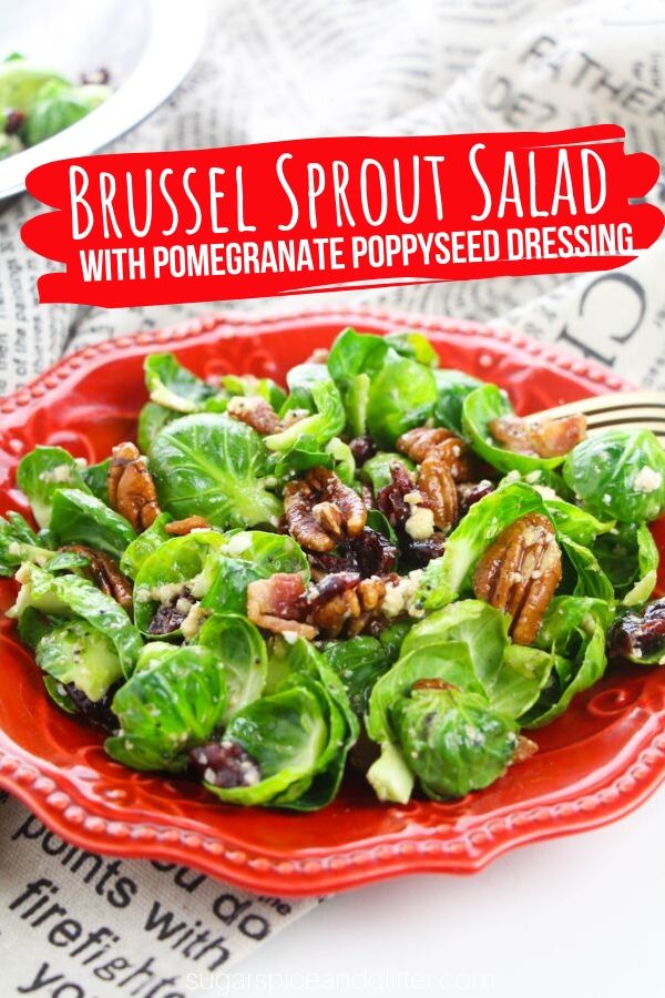 Everything you need to make a delicious brussel sprout salad - the best way to enjoy fresh brussel sprouts this fall!