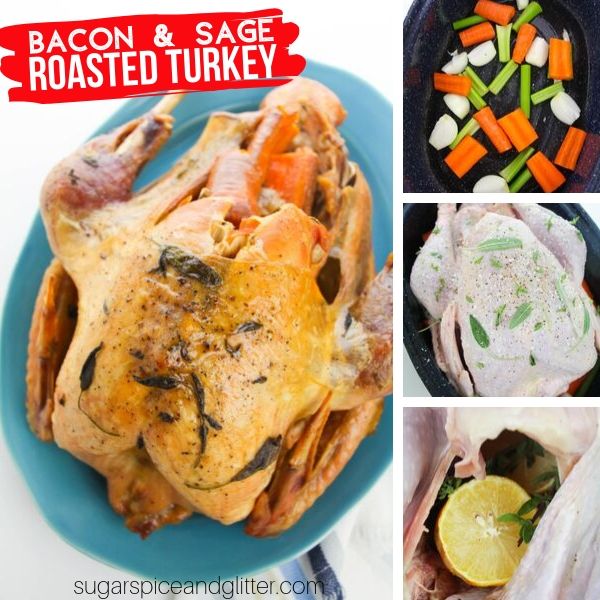 How to roast a turkey with bacon fat. How to get crispy turkey skin without basting