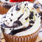White Chocolate Cookies and Cream Cupcakes (with Video)