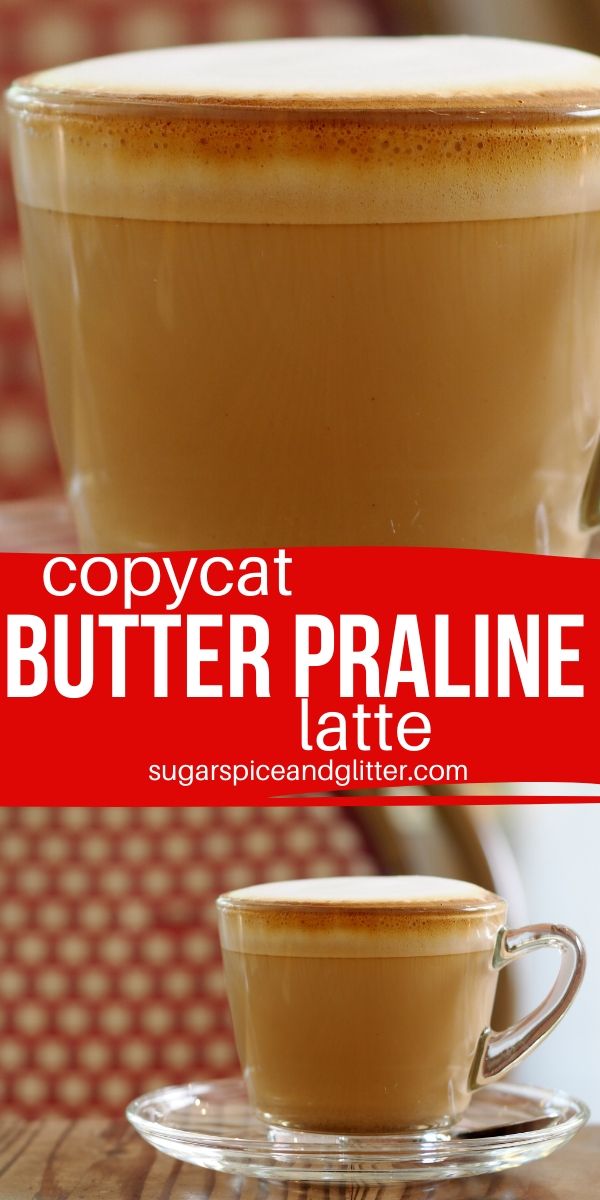 An indulgent dessert coffee that tastes just like Starbucks Chestnut Praline latte! This Butter Praline coffee is just 5 simple ingredients and requires no special equipment to whip up