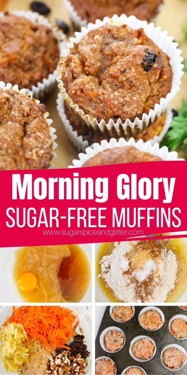 How to make HEALTHY Morning Glory Muffins - a delicious muffin for brunch, on-the-go snacking or a lunch box treat. These muffins are packed with warming spices, delicious and healthy mix-ins and good-for-you ingredients