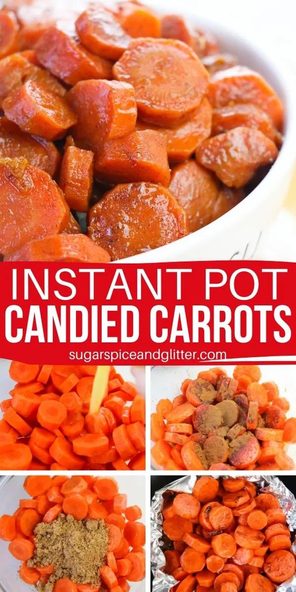The kids will love this candied carrot recipe, and at less than 1/2 Tablespoon of sugar per serving there's nothing to feel bad about! An easy instant pot vegetable recipe for the holidays