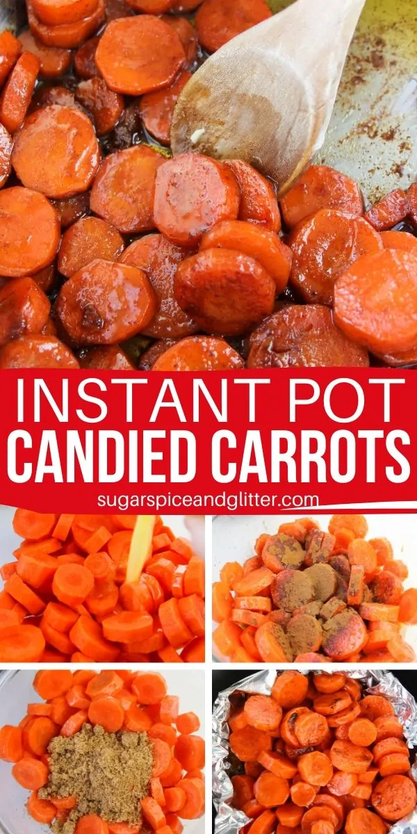 The kids will love this candied carrot recipe, and at less than 1/2 Tablespoon of sugar per serving there's nothing to feel bad about! An easy instant pot vegetable recipe for the holidays