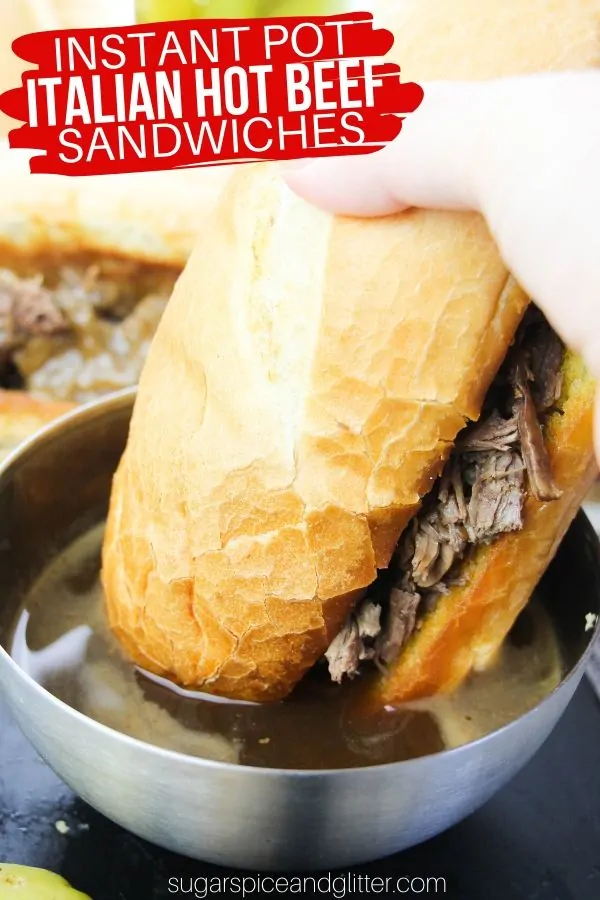 Instant Pot Hot Beef Sandwiches