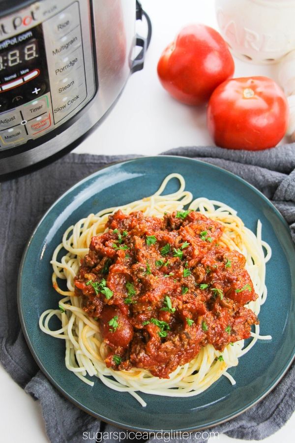 How to make the best meat sauce in an instant pot - a hearty, traditional classic made even easier and faster