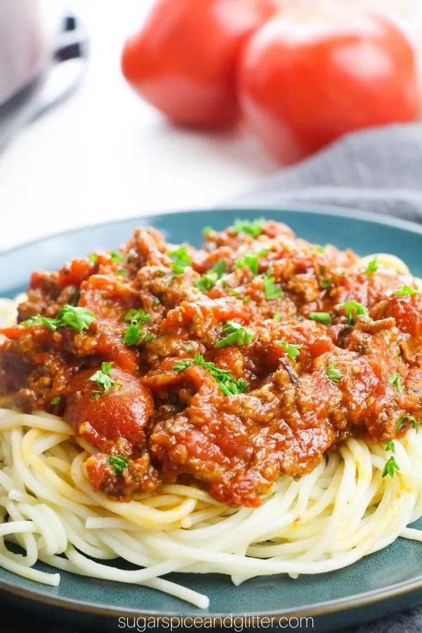 Instant Pot Meat Sauce ⋆ Sugar, Spice and Glitter