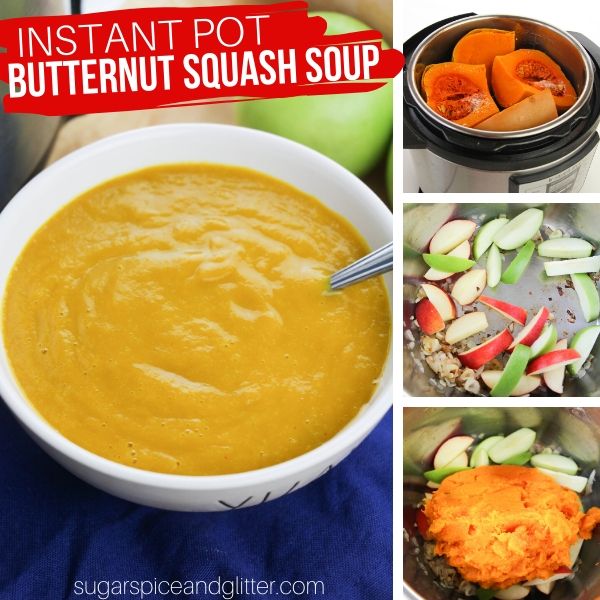 How to make butternut squash soup in the instant pot
