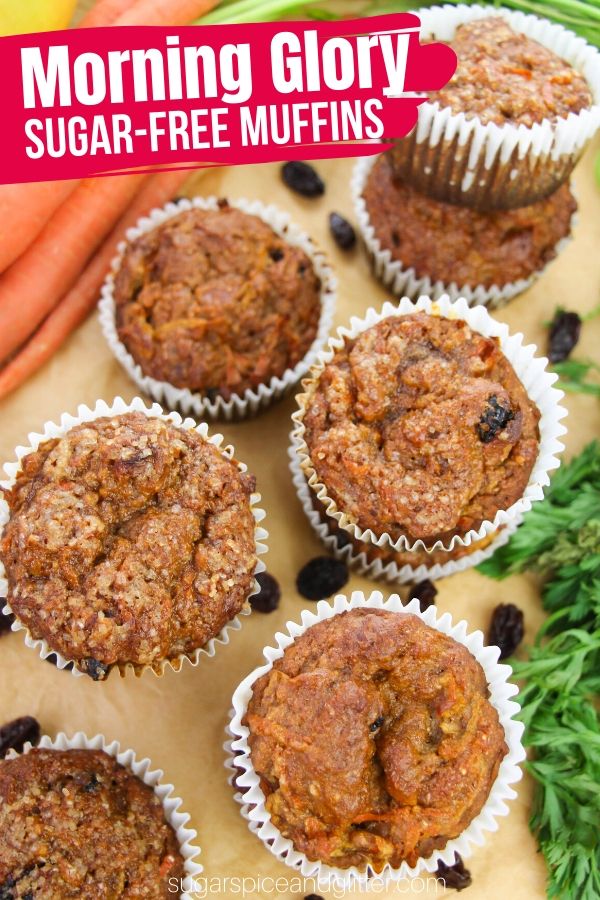 Make it a glorious morning with these healthy Morning Glory muffins. A healthy take on morning glory muffins with no refined sugar and whole wheat flour.