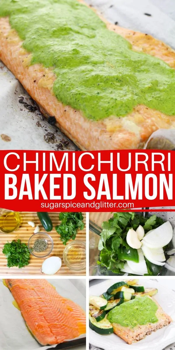 A delicious way to incorporate more fish into your family's week, this Chimichurri Salmon is incredibly simple and surprisingly popular with kids