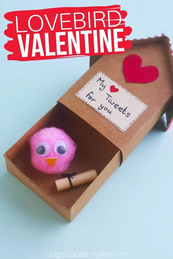 Valentine’s Lovebird Craft (with Video)