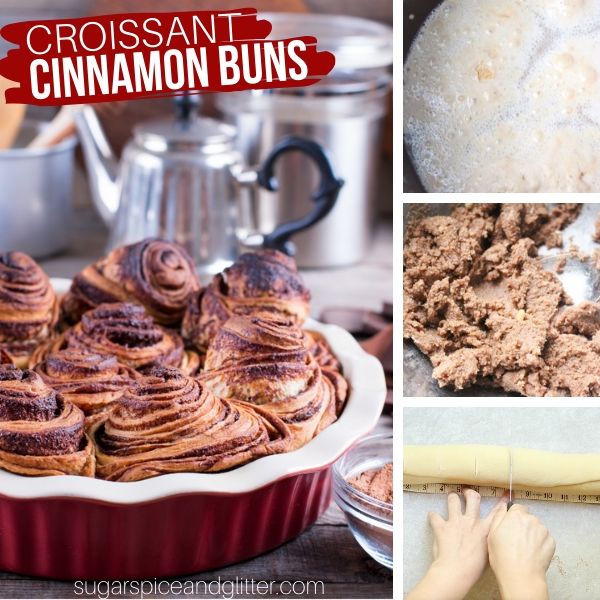 How to make flaky Croissant Cinnamon Buns - a Swedish delicacy