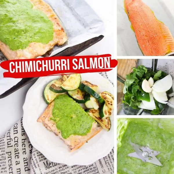 How to make baked salmon with chimichurri sauce, a delicious Argentinian-inspired meal