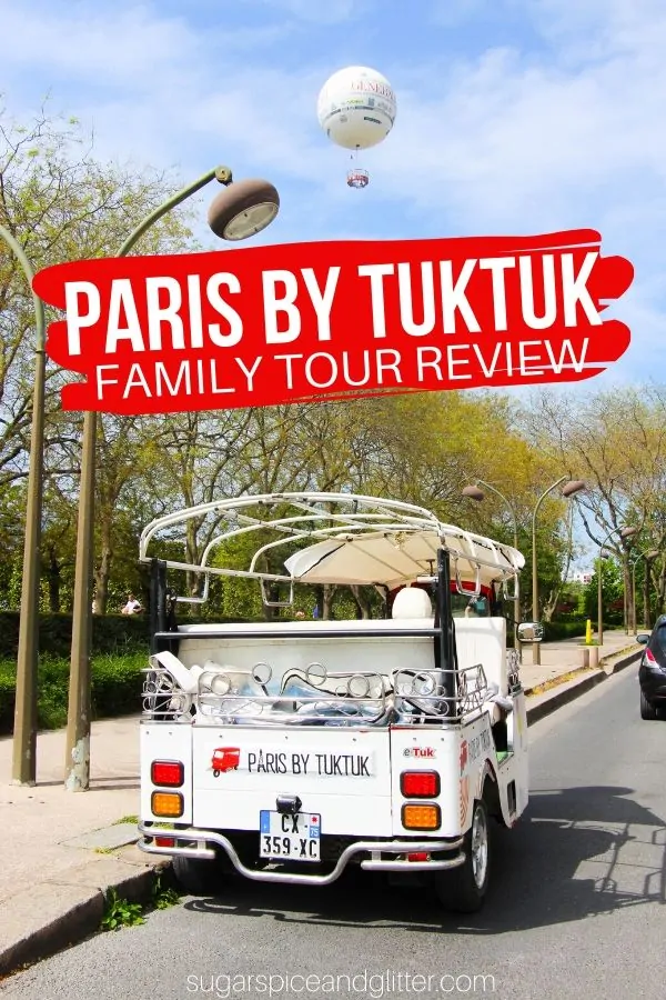 Exploring Paris by Tuktuk Private Family Tour