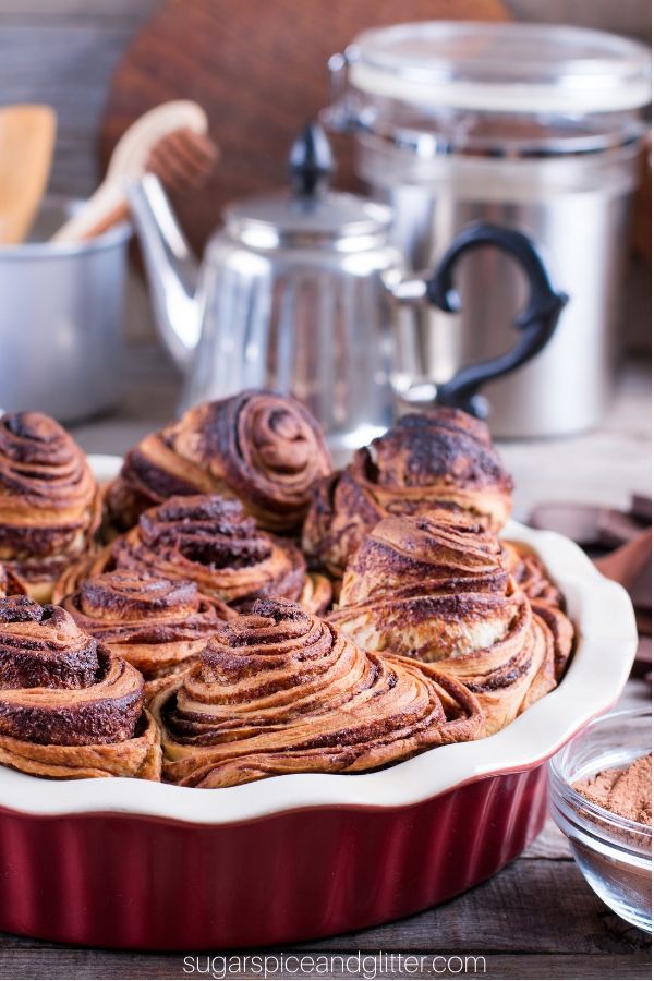 These Swedish Cinnamon Buns have a flaky exterior, chewy center and layers upon layers of cinnamon-sugar goodness. Total brunch goals!