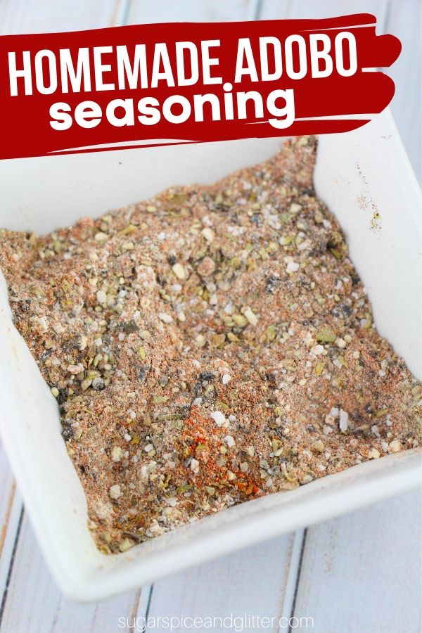 This homemade adobo seasoning adds amazing flavor to all of your favorite Latin recipes - zesty, warm and just the right amount of spicy