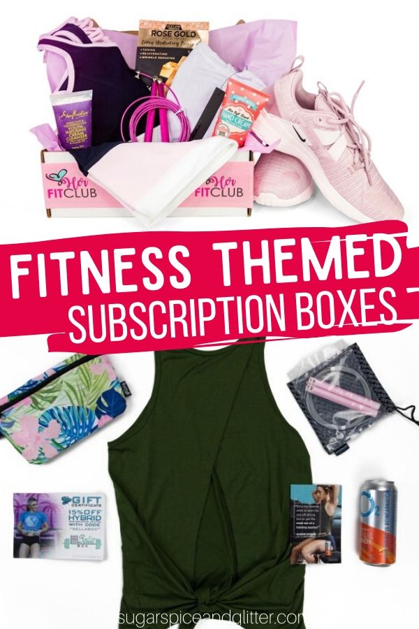 Support her fitness and health goals with these Fitness Subscription Boxes - with fun fitness gear, apparel, and items to pamper with after a great workout